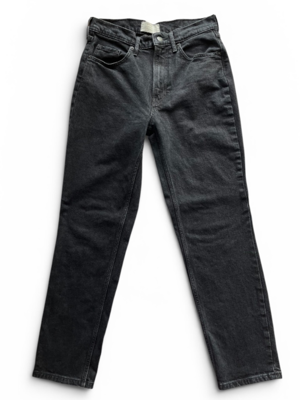 EVERLANE Black Original Cheeky Jeans. Size 28. Organic Cotton with stretch